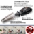 DOFLY Kabelloser Handstaubsauger, 8500PA Saugleistung Handsauger, Wiederaufladbarer Akku Staubsauger mit Waschbarem Filter, Nass & Trocken Autostaubsauger mit LED-Licht (Schwarz & Golden) - 5