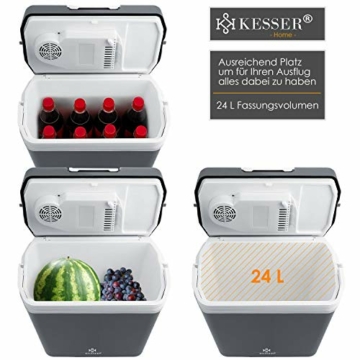 KESSER® 24 Liter Kühlbox KÜHLT und WÄRMT ThermoElektrische Kühlbox