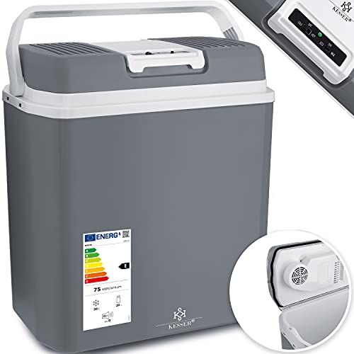 24 Liter Kühlbox Mit 12 Kühlakkus - Mobile Kühlung Für Bis Zu 11 Stunden